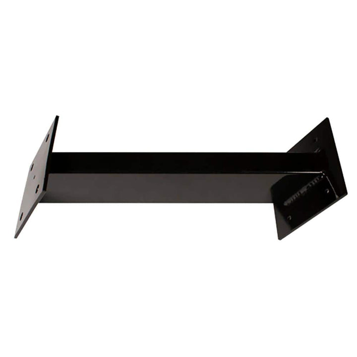 GHOST CONTROLS Black Powder-Coated Aluminum Outdoor Mounting Pedestal for Automatic Gate Opener Keypads
