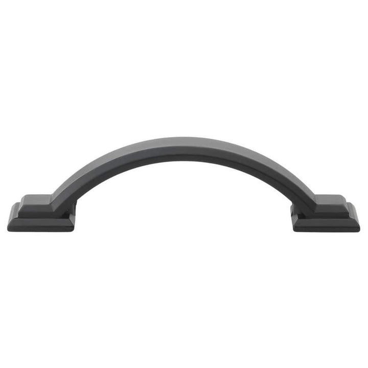GlideRite 3 in. Matte Black Arched Square Cabinet Pull (10-Pack)
