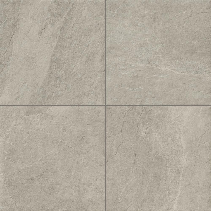 Slate Gray 24 in. x 24 in. x 3/4 in. Stone-Look Porcelain Paver (Case of 2)