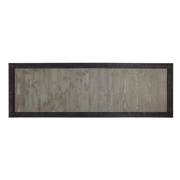 Outdoor Essentials 2 ft. x 6 ft. Cedar Canyon Privacy Fence Panel - Gray Cedar/Black Frame