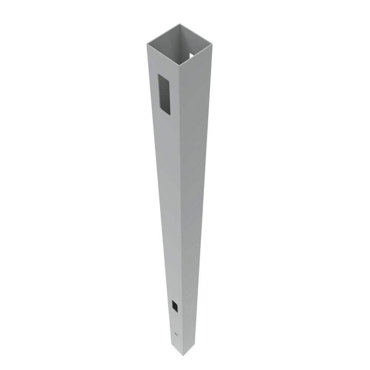 Barrette Outdoor Living Bryce 5x5x108 Gray Vinyl Fence Line Post