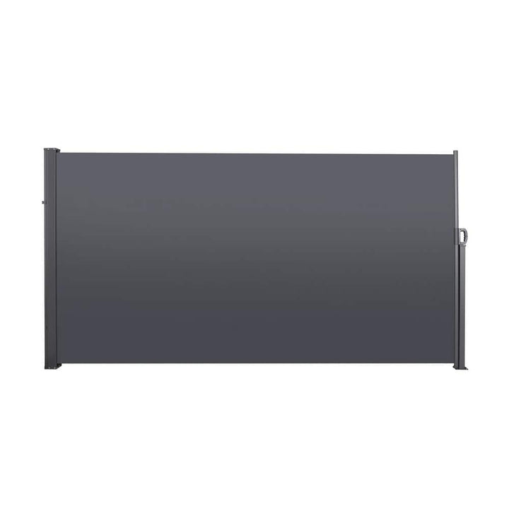 Zeus & Ruta 118.1 in. W x 70.8 in. H Patio Retractable Folding Side Awning Screen Privacy Divider