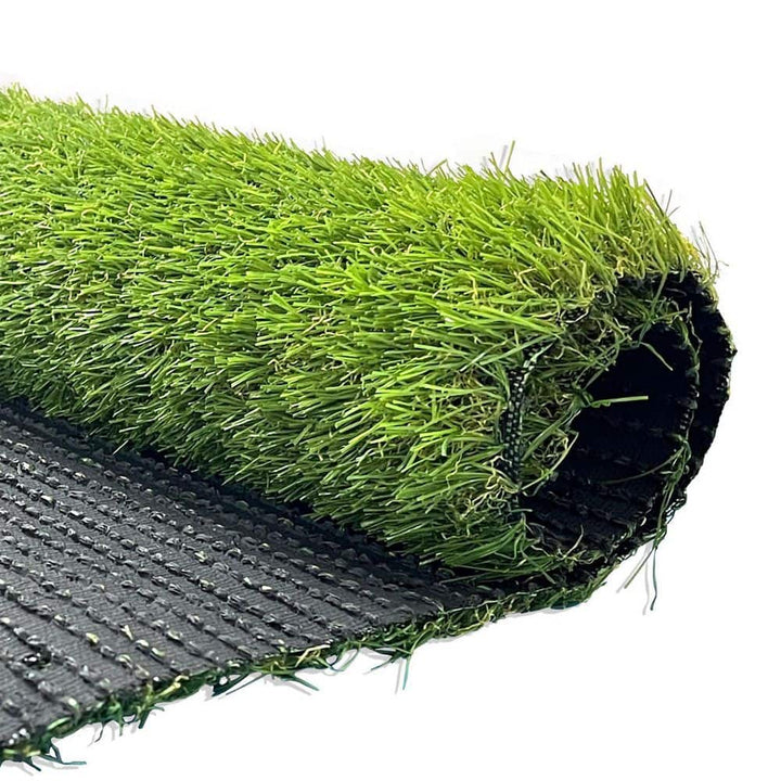 Agfabric 7 ft. x 13 ft. Green Artificial Grass Carpet 1.37 in. Mat for Outdoor Garden Landscape Balcony Dog Grass Rug