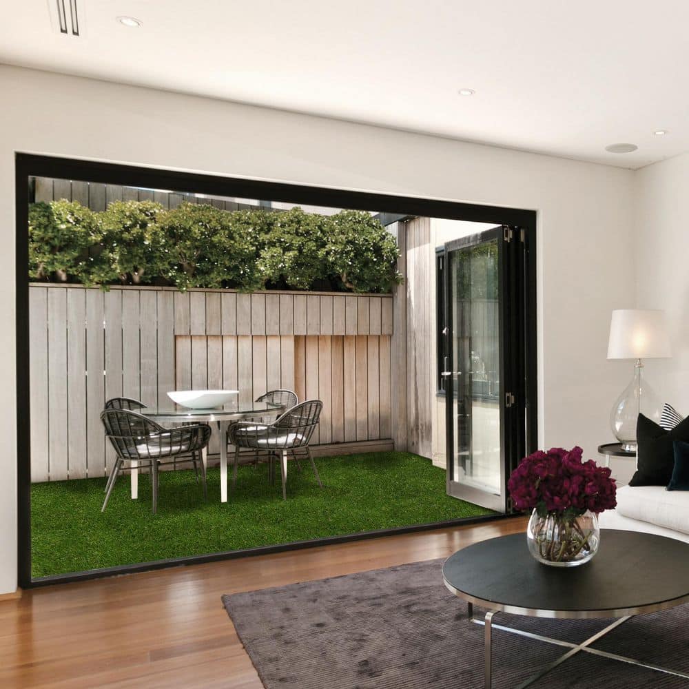 CREATIVE SURFACES Washington 3.74 ft. x 8.66 ft. Green Artificial Grass