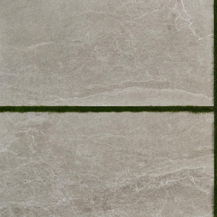 Ivy Hill Tile LithoTech 23.62 in. x 47.24 in. 0.78 in. Greige Beige Matte Porcelain Floor Paver Tile (7.74 sq. ft./Each)