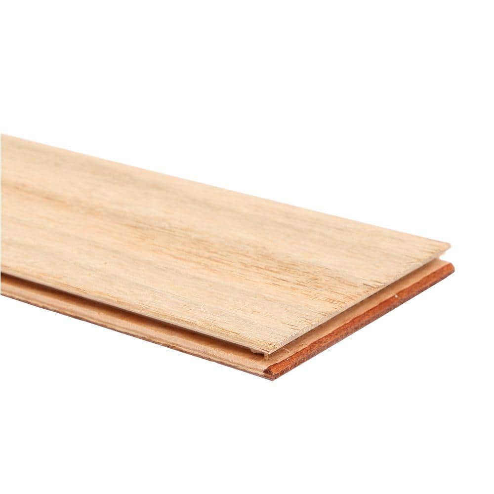 Bruce Colony Collection Gunstock Oak 3/8 in. T x 3 in. W T+G Smooth Engineered Hardwood Flooring (31.5 sq.ft./ctn)