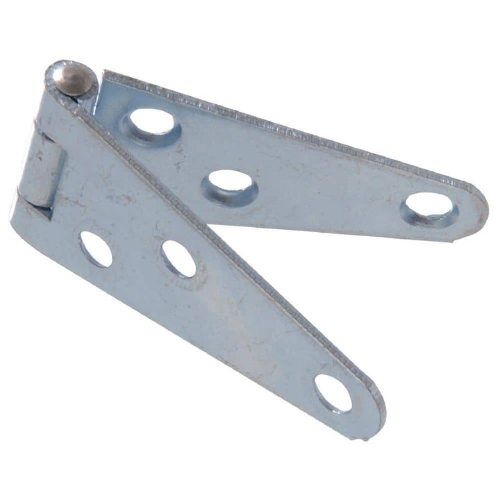 Hardware Essentials 4 in. Light Strap Hinge in Zinc-Plated (5-Pack)