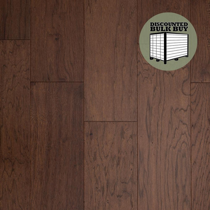 ASPEN FLOORING Holland Hickory 3/8 in. T x 6.5 in. W Tongue and Groove Distressed Engineered Hardwood Flooring (1177.2 sqft/pallet)