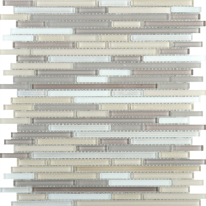 Emser Infinity 12-Pack Beige Glass Border Tile, 12 in. x 12 in.