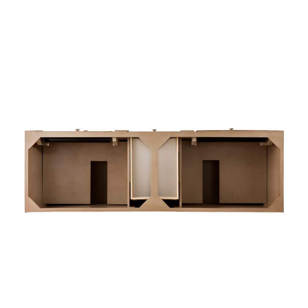 James Martin Vanities Bristol 72" Double Bath Vanity with Carrara Marble Top