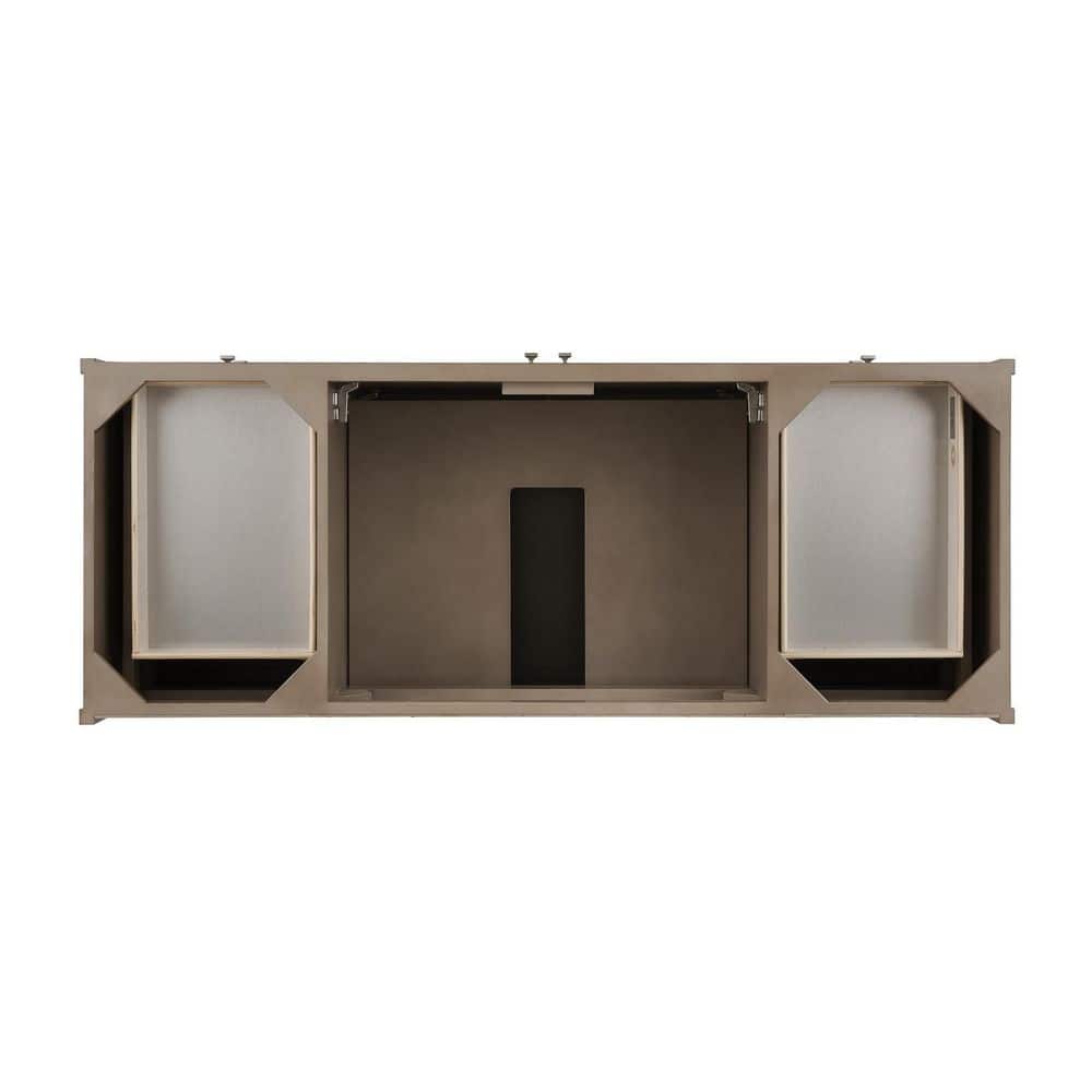 James Martin Vanities Chicago 60" Single Bath Vanity with Carrara Marble Top