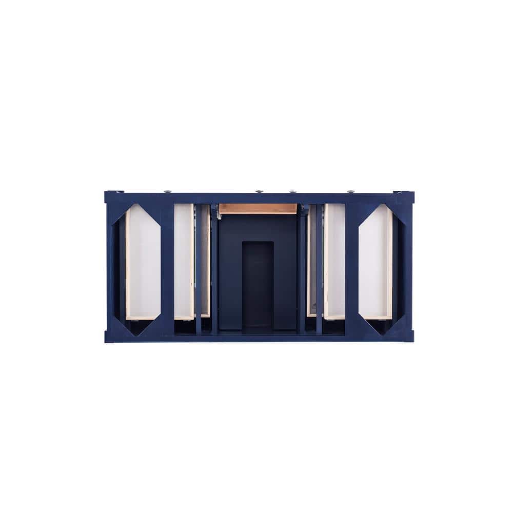 James Martin Vanities Brittany 48" Bathroom Vanity in Victory Blue with Quartz Top