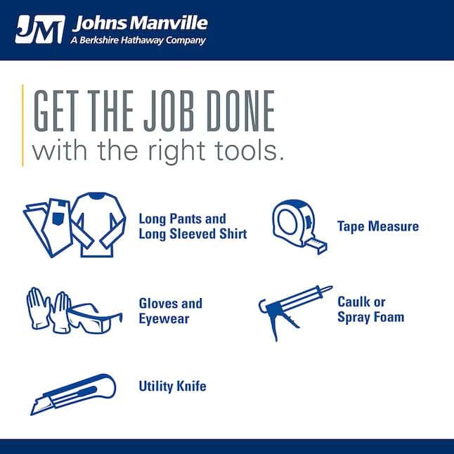 JM (Johns Manville) R-13 Kraft Faced Fiberglass Insulation Roll, 15 in. x 32 ft. (40 sq. ft.)