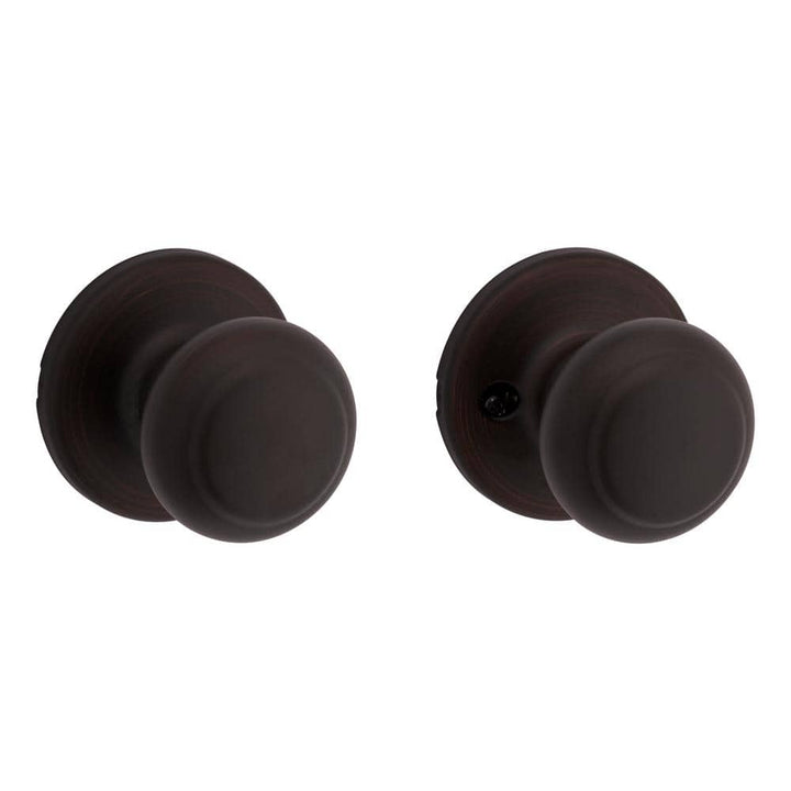 Kwikset Cove Venetian Bronze Passage Hall/Closet Door Knob
