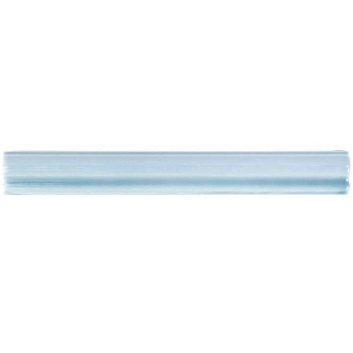 Newport Light Blue 1 in. x 10 in. Polished Ceramic Wall Pencil Liner Tile by Ivy Hill Tile