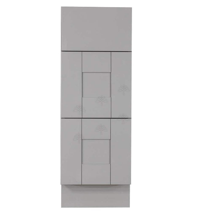 LIFEART CABINETRY Anchester Assembled 21x34.5x24 in. Base Cabinet with 3 Drawers in Light Gray