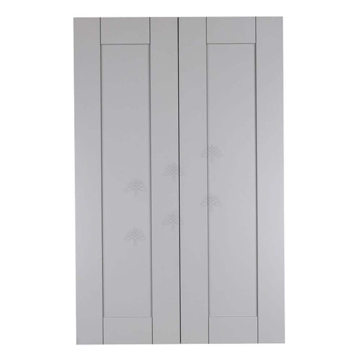 LIFEART CABINETRY Anchester Assembled 36x42x12 in. Wall Cabinet with 2 Doors 3 Shelves in Light Gray