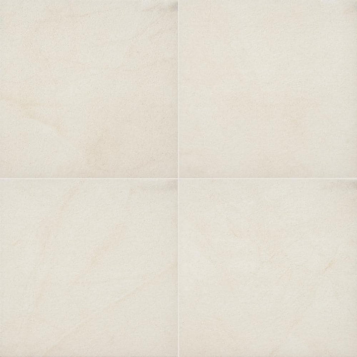MSI Living Style Cream 2 cm. x 24 in. x 24 in. Matte Porcelain Stone Look Paver (8 sq. ft./Case)