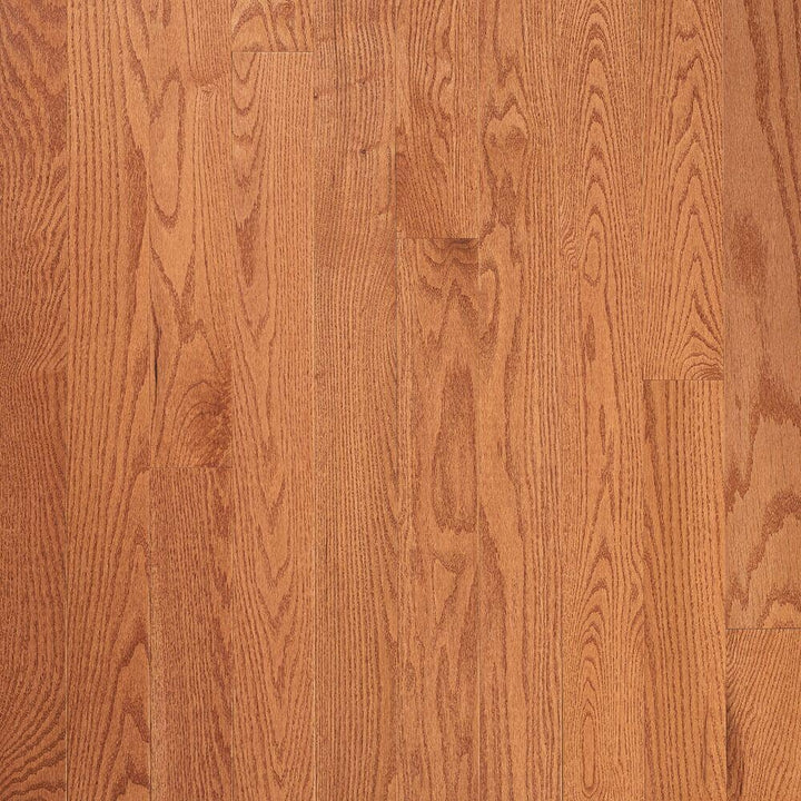 Bruce Plano Low Gloss Gunstock Oak 3/4 in. T x 4 in. W Smooth Solid Hardwood Flooring (18.5 sq.ft./ctn)
