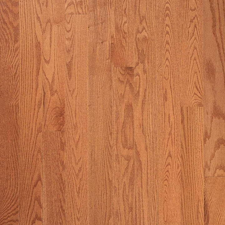 Bruce Plano Low Gloss Gunstock Oak 3/4 in. T x 5 in. W Smooth Solid Hardwood Flooring (23.5 sq.ft./ctn)