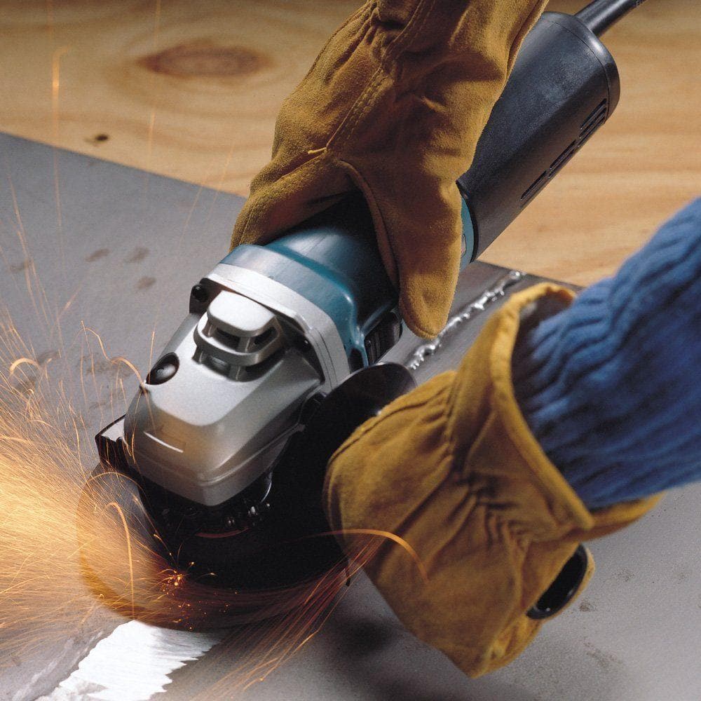 Makita 13 Amp 4-1/2 in. Corded SJS High-Power Angle Grinder