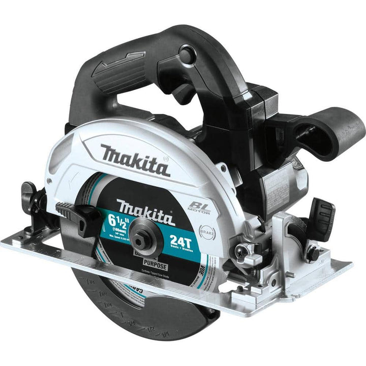 Makita 18V LXT Lithium‑Ion Sub‑Compact Brushless Cordless 6-1/2 in. Circular Saw, AWS Capable (Tool‑Only)