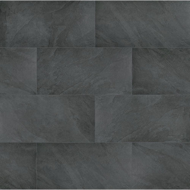 MSI Midnight Montage 2 cm. x 24 in. x 48 in. Matte Porcelain Stone Look Paver Tile 56 sq. ft. / pallet)
