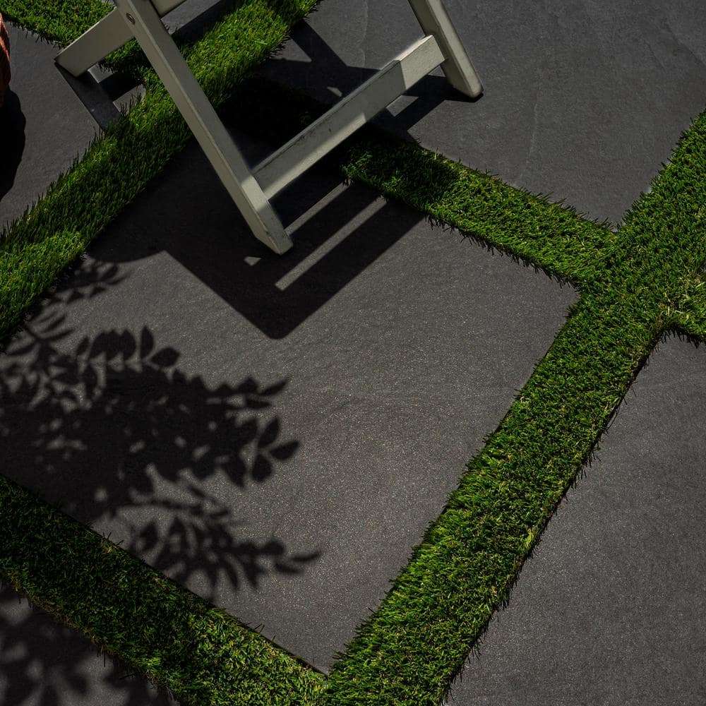 MSI Midnight Montage 2 cm. x 24 in. x 24 in. Matte Porcelain Stone Look Paver (8 sq. ft./Case)