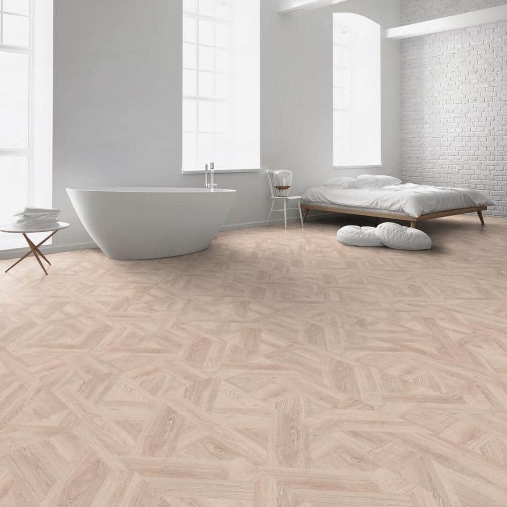 Krono Original Oak Milano Bella 8mm T x 13 in. W Waterproof Laminate Wood Flooring(27.41 sq. ft./case)