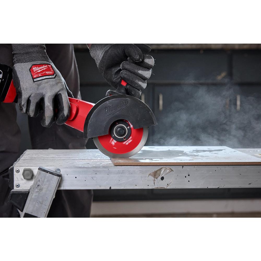 Milwaukee 4 in. Continuous Tile Diamond Blade – 7/8"/20mm/5/8" Arbor, 15,000 RPM