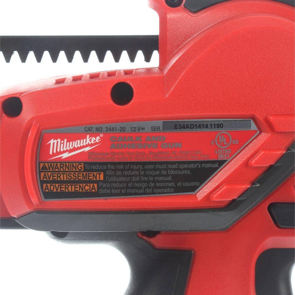 Milwaukee M12 12-Volt Lithium-Ion Cordless 4.0Ah Starter Kit with 10 oz. Adhesive & Caulk Gun