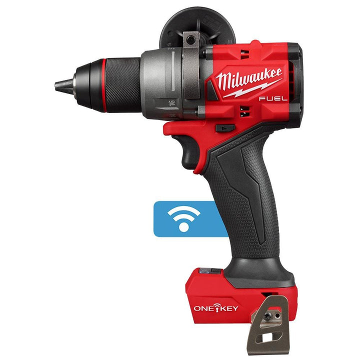 Milwaukee M18 FUEL ONE-KEY 18V Brushless Cordless 1/2 in. Hammer Drill/Driver, Tool Only (Model 2806-20/2906-20)