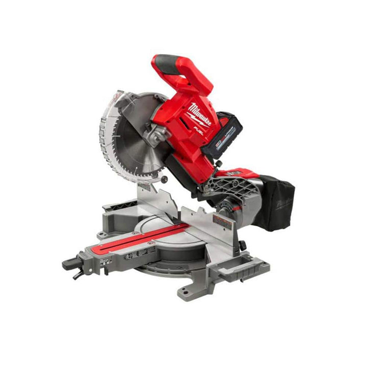 Milwaukee M18 FUEL 18V 10 in. Brushless Cordless Dual-Bevel Sliding Compound Miter Saw Kit with One 8.0Ah Battery