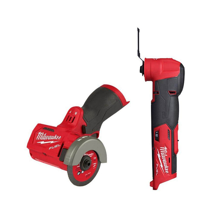 Milwaukee M12 FUEL 12V Lithium-Ion Cordless Oscillating Multi-Tool & 3 in. Cutoff Saw (Tool-Only, 2526-20/2522-20)