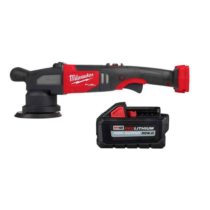 Milwaukee M18 FUEL 18V Brushless Cordless 15mm DA Polisher, Tool-Only (2684-20)