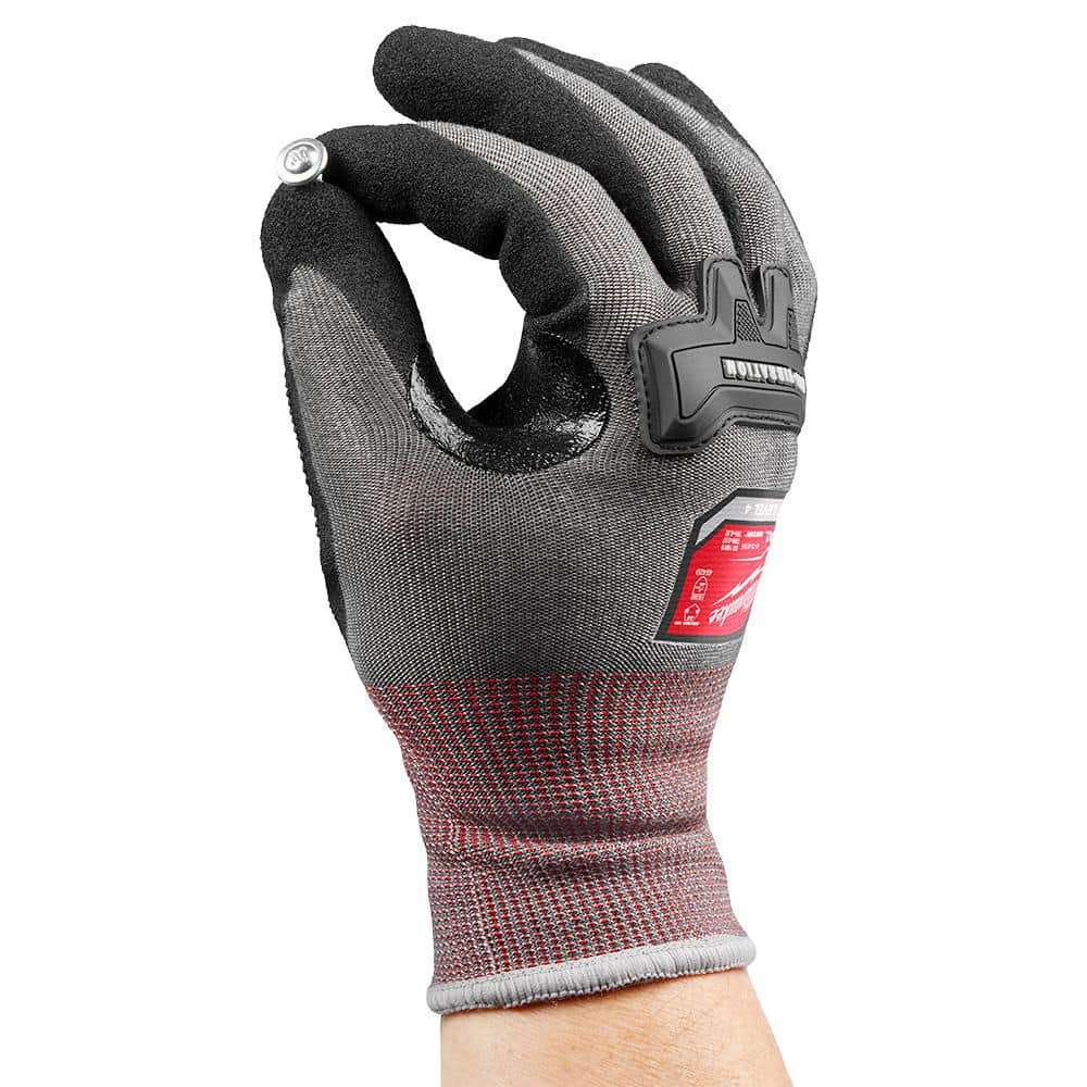 Milwaukee Small Anti-Vibration Cut Level 4 High Dexterity Nitrile Dipped Gloves