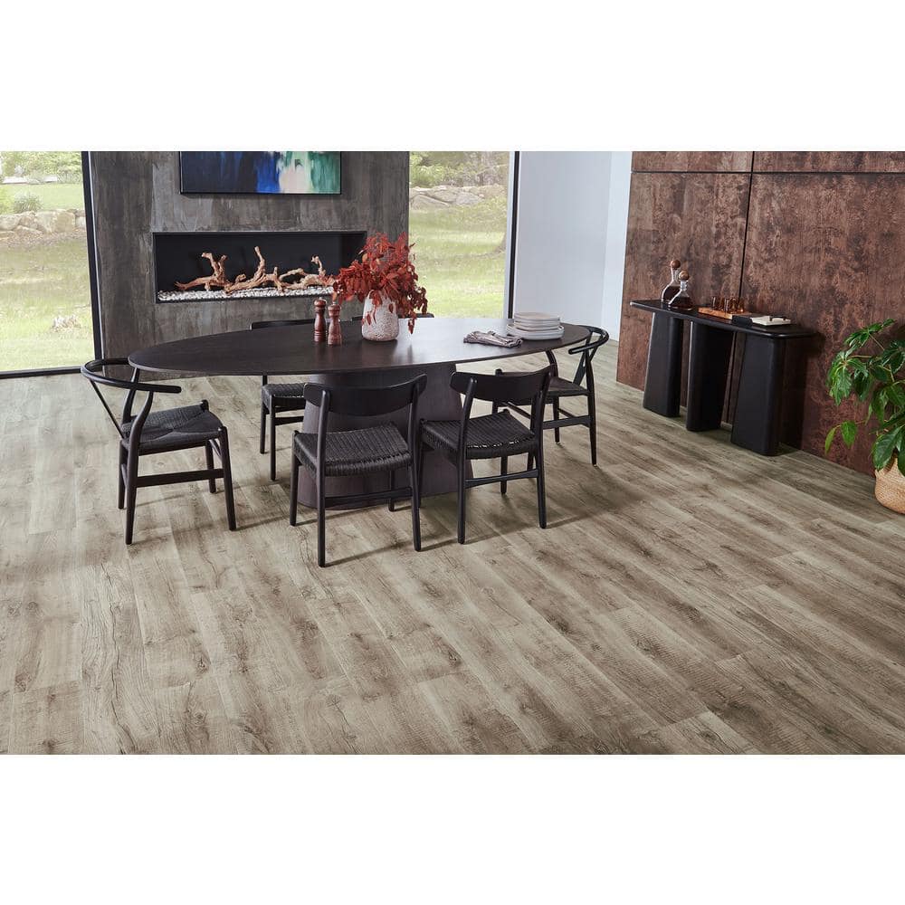 Pergo Outlast+ Mist Walters Oak 12 mm T x 7.4 in. W Waterproof Laminate Wood Flooring (19.63 sqft/case)