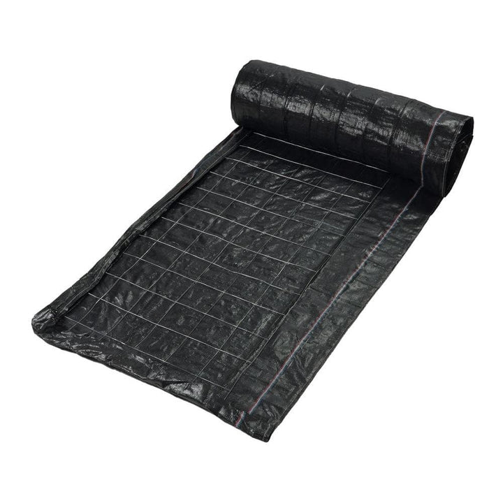 Mutual Industries 3 ft. x 100 ft. Black Wire Backed Silt Fence