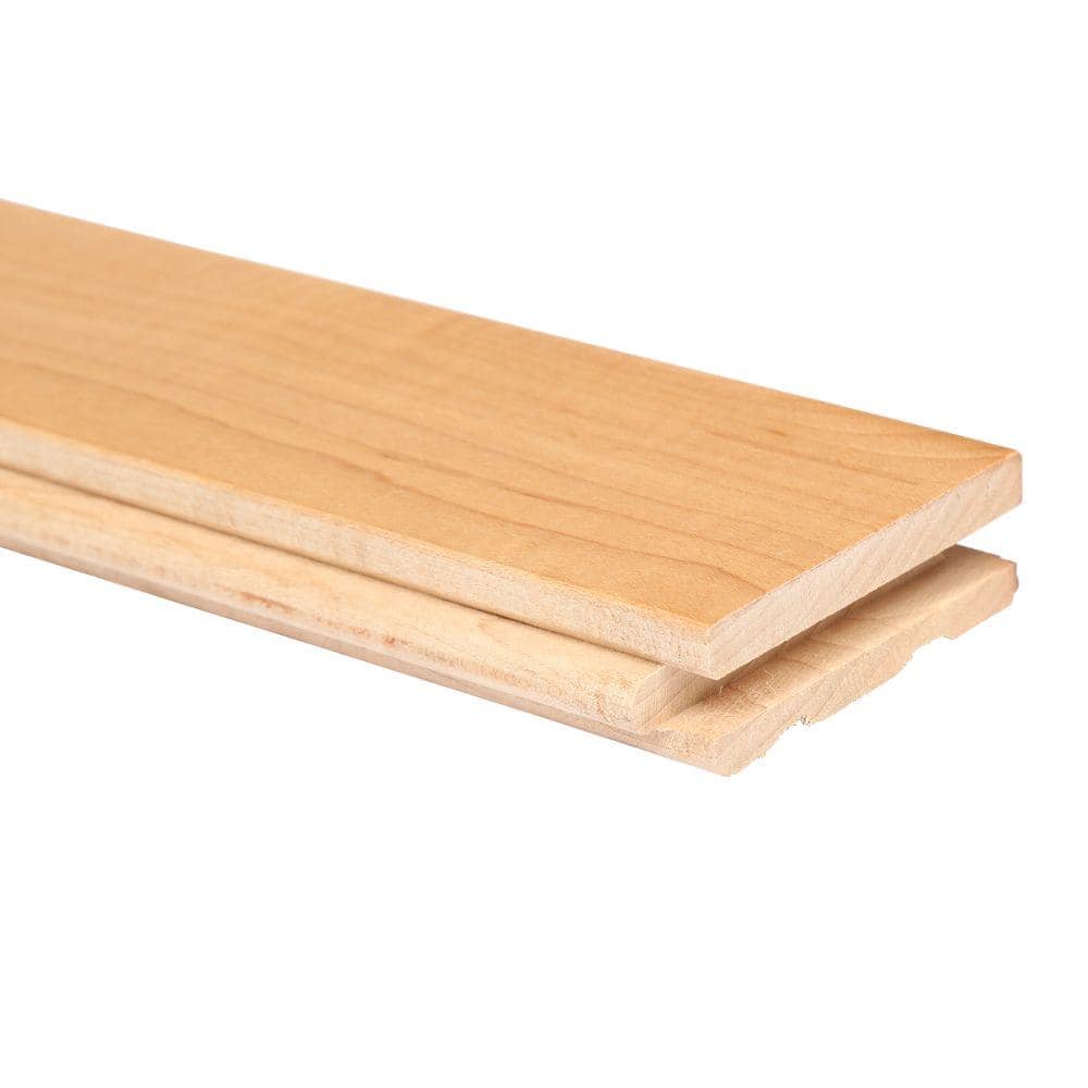 Bruce Plano Natural Maple 3/4 in. T x 2-1/4 in. W Smooth Solid Hardwood Flooring (20 sq.ft./ctn)