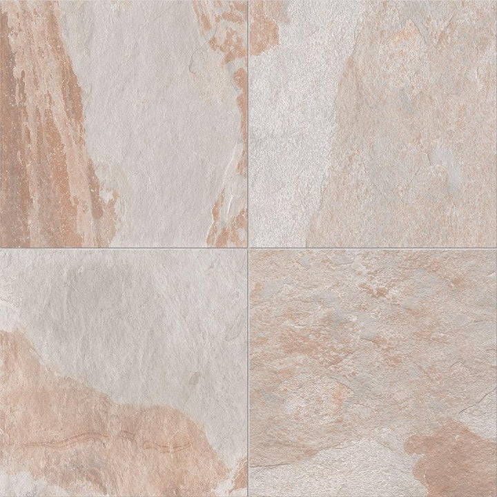 Flagstone Natural Cleft 24" x 24" x 3/4" Stone-Look Porcelain Paver, Case of 2