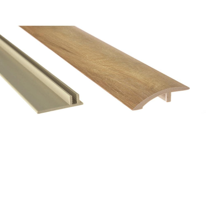 Flooring Natural Oak 0.5 in. T x 2.17 in. W x 46 in. L Multi-Purpose Reducer Molding