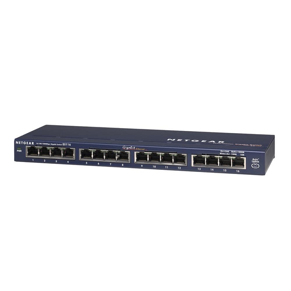 Netgear 16-Port 10/100/1000 Mbps Ethernet Switch
