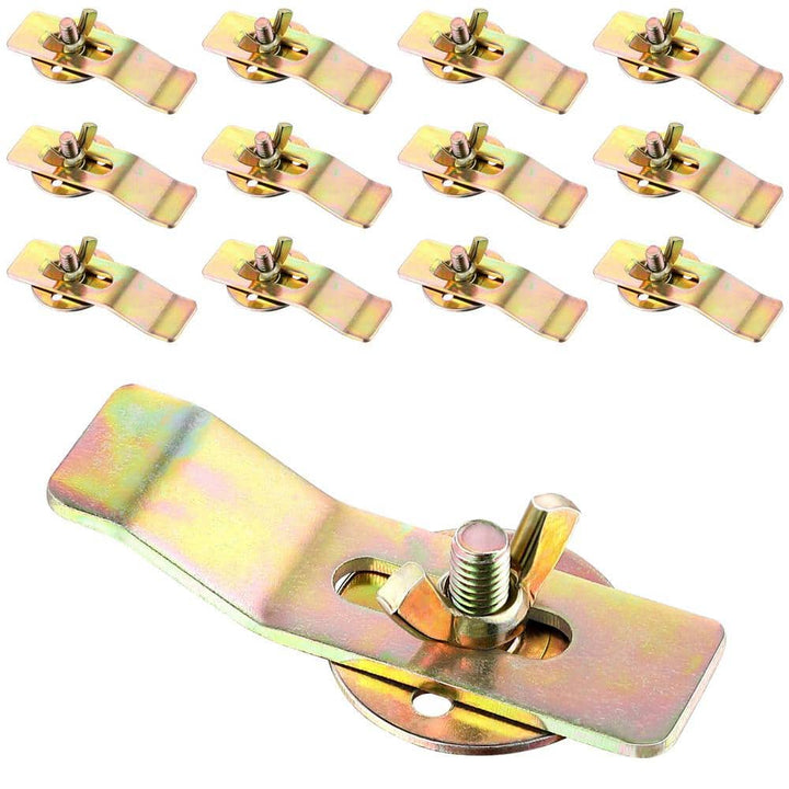Numhew Gold Undermount Sink Clips Mounting Kit - 12 Pack