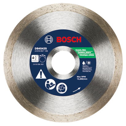 Bosch 10-in Dry Continuous Diamond Saw Blade