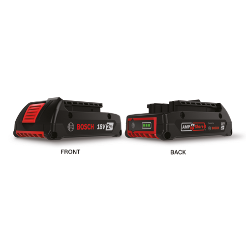 Bosch 18V Lithium-Ion 2.0Ah Power Tool Battery, 2-Pack (BAT612-2PK)