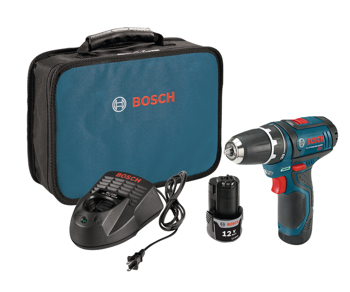 Bosch 12V Max 3/8-in Variable Speed Cordless Drill/Driver Kit, PS31-2A (2 Batteries + Charger)