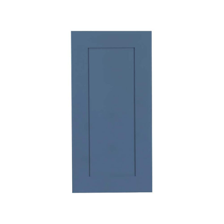LIFEART CABINETRY Lancaster Blue Plywood Shaker Stock Assembled Wall Kitchen Cabinet 21 in. W x 30 in. H x 12 in. D