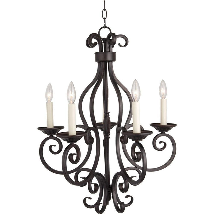 Maxim Lighting Manor 5-Light Oil-Rubbed Bronze Chandelier