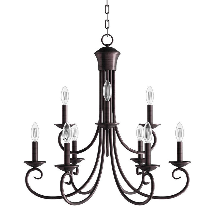 Maxim Lighting Loft 9-Light Oil-Rubbed Bronze Chandelier