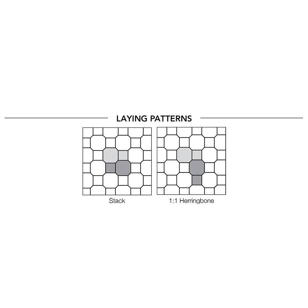 Pavestone Paper Sample Only of Decorastone 9.06 in. L x 5.51 in. W x 2.36 in. H Oldtown Blend Concrete Paver (1 - Piece)